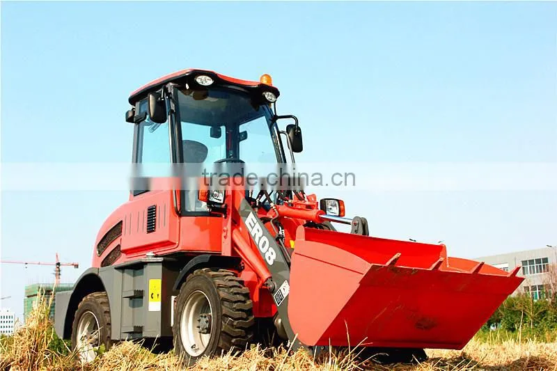 Everun ER08 Germany kleine Agri und Land Multi-Funktion mini Radlader mit CE Zertifikat