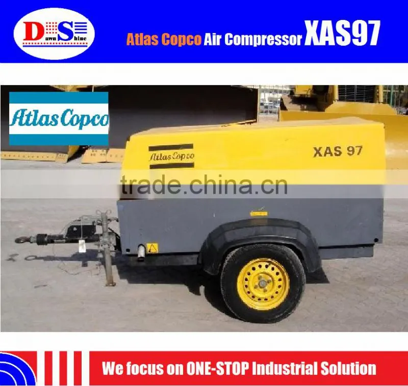 Portable Small Mobile Air Compressors - XAS37 47 57 67 77 XAS97 - Atlas Copco Spare Parts - Price Atlas Copco Air Compressors