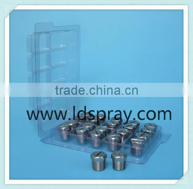 Stainless steel or brass flat fan spray TP series tip nozzle