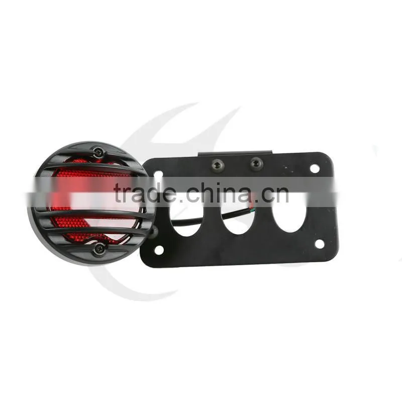 Aluminum Mount Taillight License Plate Bracket For Bobber Chopper