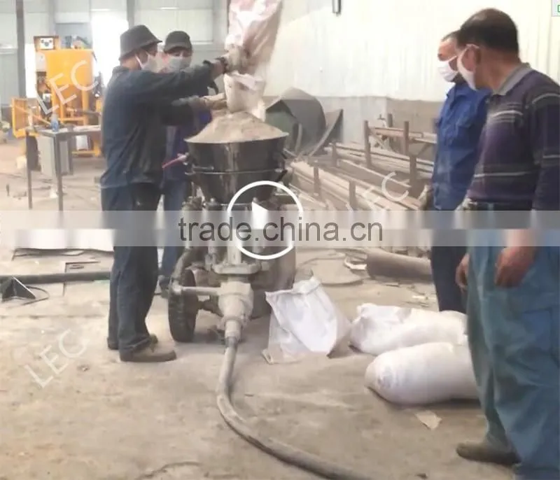 OEM supplier ISO certificate LZ3AR air motor driven dry refractory gunning machine