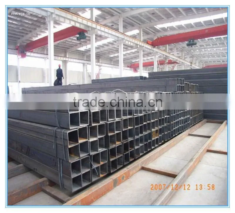 Q195 ms galvanized GI rec square pipes from china alibaba