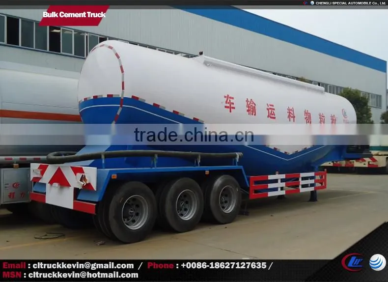 50 tons 3 axles bulk cement trailer