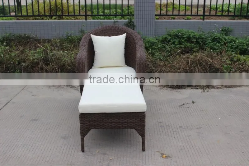 A - outdoor garden furniture leisure sun lounger wicker 7801