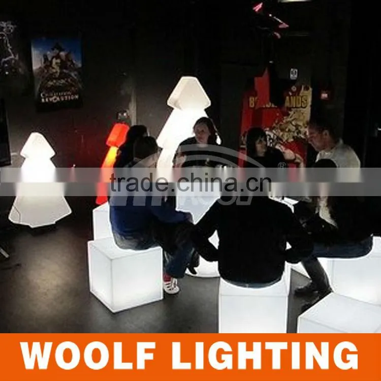 20CM RGB Color Change Night Club waterproof led cube chair lighting