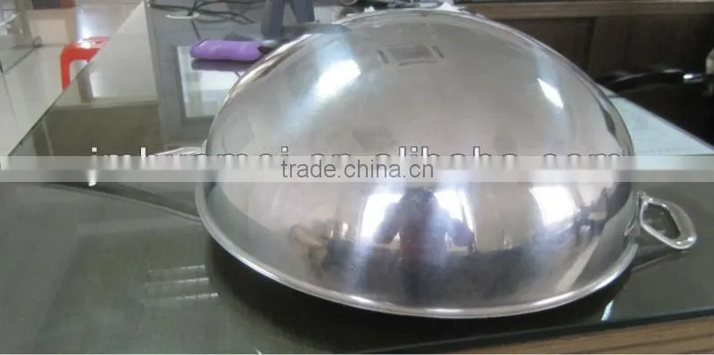 430 Stainless steel wok for induction cooker