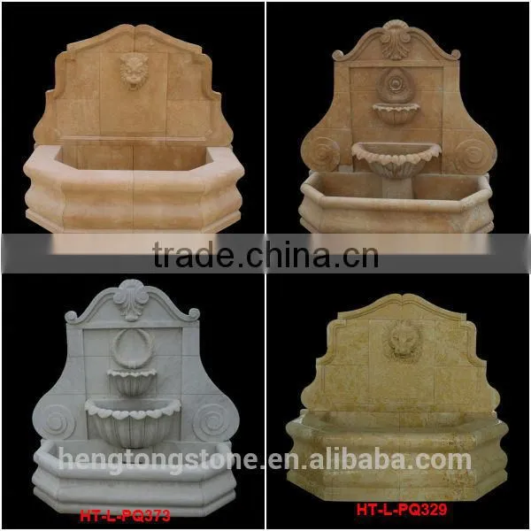 Garden Marble Water Wall Fountains with Nude Lady Statue