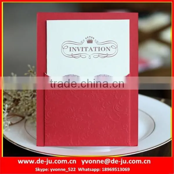 Design Customized All Ceremony Crad Wedding Invitation Embellishments