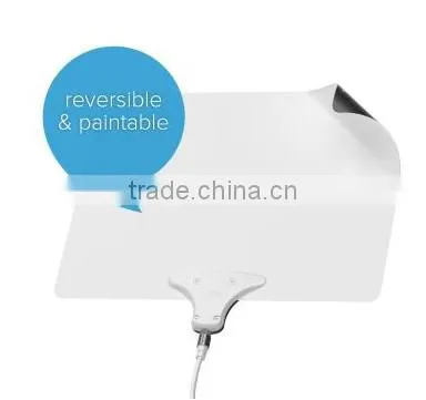 Hot-selling CE/RoHs Certified Patent Indoor Digital HD TV Antenna UHF/VHF Flat Indoor TV Antenna DVB-T/T2 Antenna