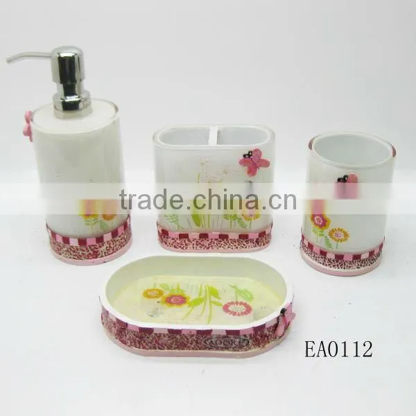 EA0031 Black bathroom set for sale