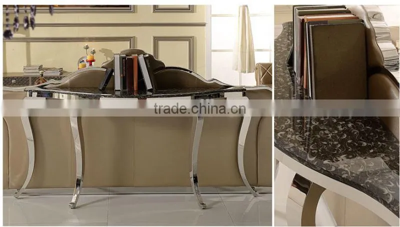 Popular home furniture Entrance table /Marble top console N105