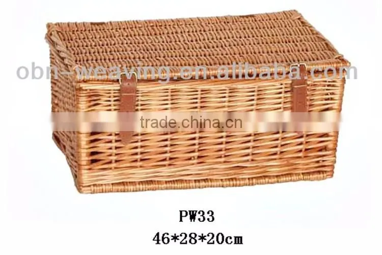 Wholesale high quality custom Cheap empty wicker empty bulk picnic baskets