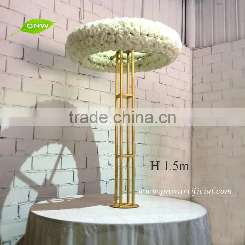 GNW BLS081 6ft decorative red color fake blossom wooden tree branch centerpiece for wedding use