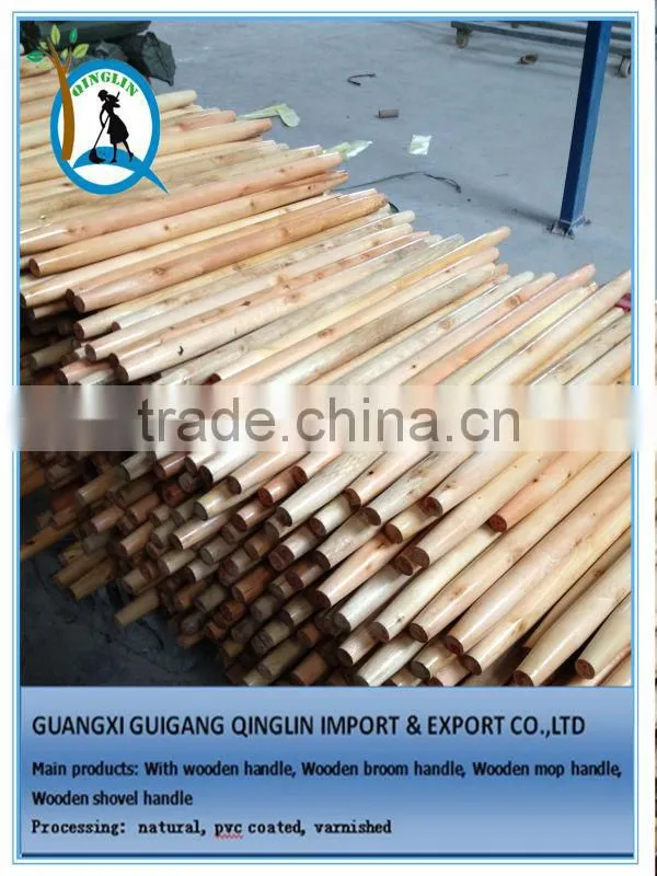 PVC Coated Broomstick Wooden Broom Handle