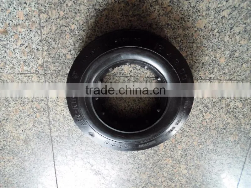 rubber wheel tire 12X3.00 solid wheel