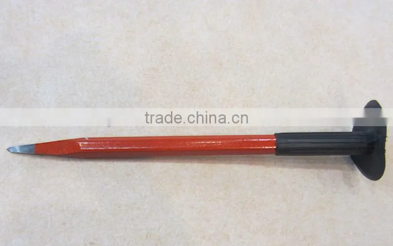 steel cold chisel with rubber holder