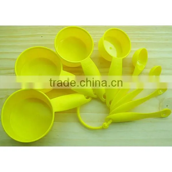 MS-3698 8-Pieces Plastic measuring cups and spoons
