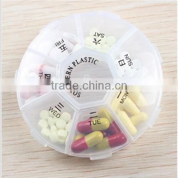 custom seven days plastic pocket pill box promotional,custom promotional seven days palstic pill box,custom pill box supplier