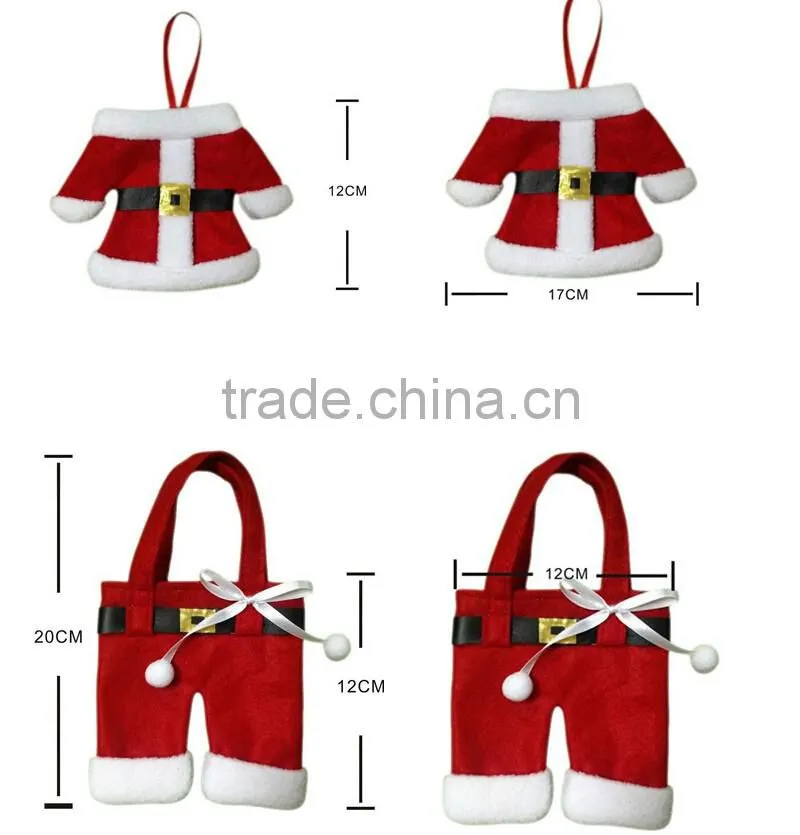 2016 HOT selling Christmas Decoration Bag christmas Tableware decoration bag