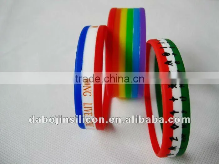 Bar code silicone wrist bands