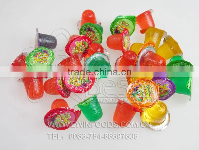 mini fruit jelly cup