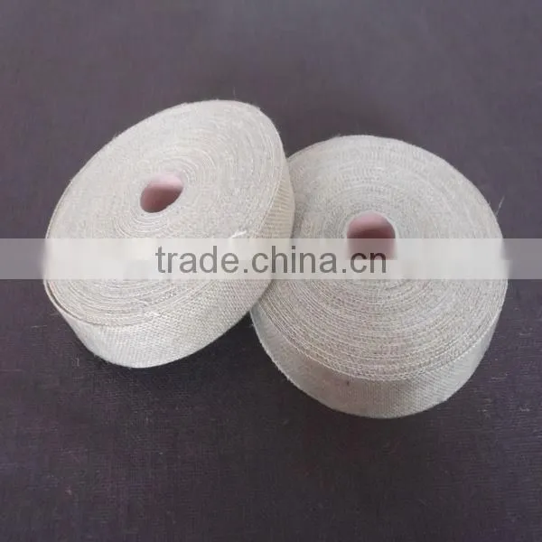 jute stripe nature color 3cm wide 100meter long