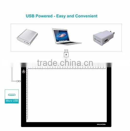Ultra-thin Portable LED Light Box tracer USB Power LED Artcraft Tracing Light Pad Light Box for Artists,Drawing, Sketching