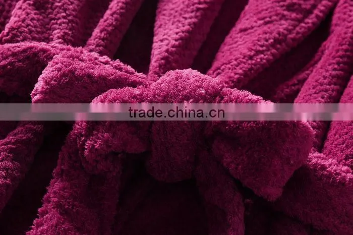 100% Polyester honeycomb Robe,honeycomb bathrobe,nightwear gown