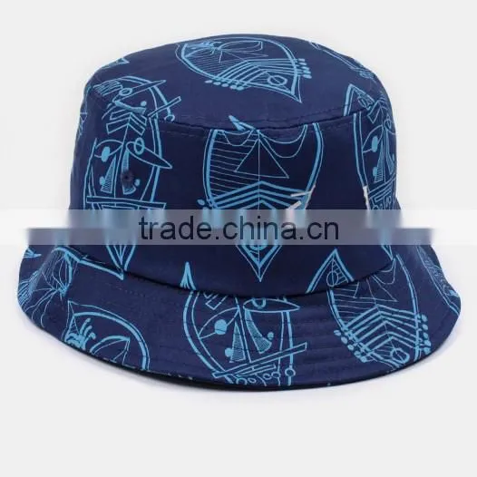 Red custom blank colorful school bucket hat
