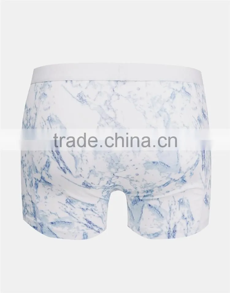 Marble print mens bodybuilding briefs