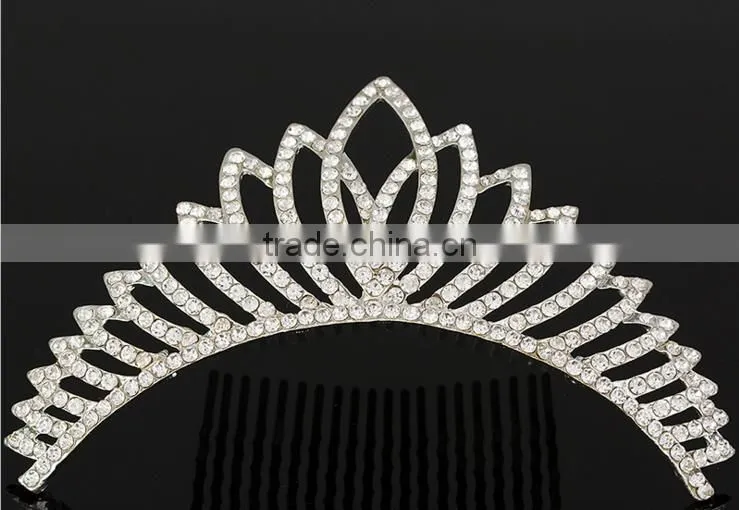new design pageant crown and trial rhinestone pageant crowns for sale 2016 most popular pageant crowns china