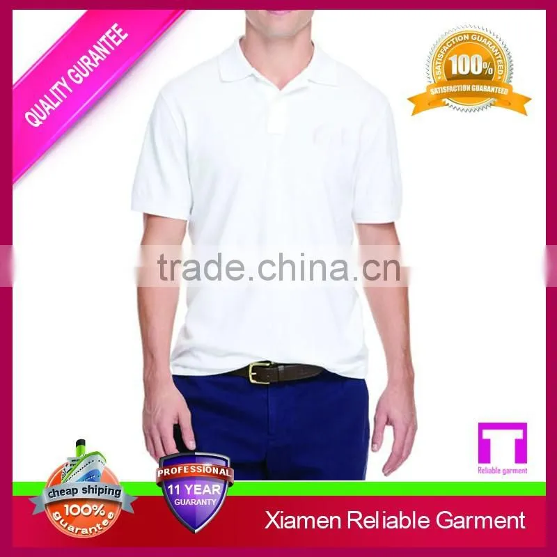 100% cotton new design simple short sleeve dry fit polo shirt