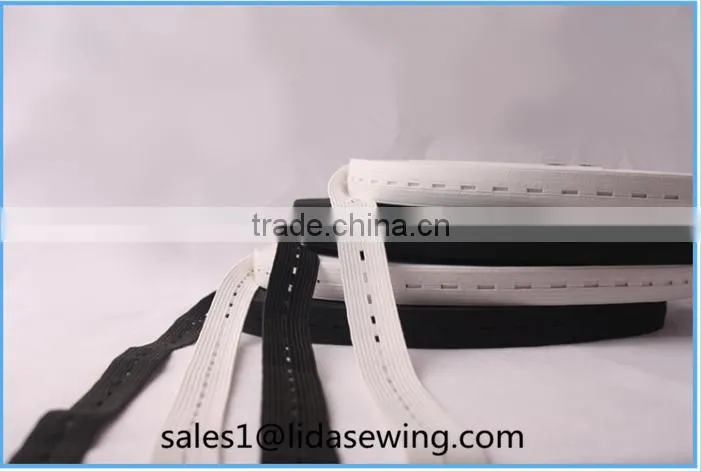 knitted technics and webbing product type buttonhole elastic rope