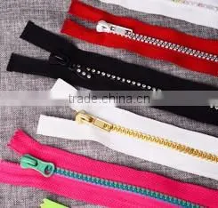 No.8 Brass Long Chain Metal Zipper or Zips
