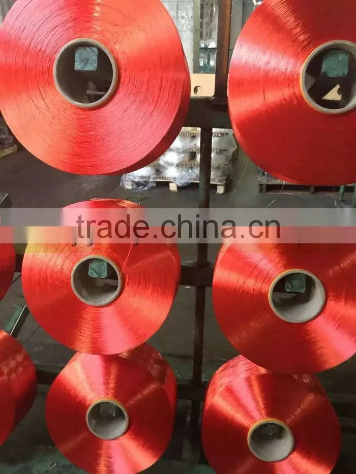 Wholesale Wear Resistant Core Spun Dty 150/48 Polyester Yarn