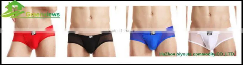 Cotton spandex printing men boxer comfortable and Breathable Men mesh underwear men boxer briefs