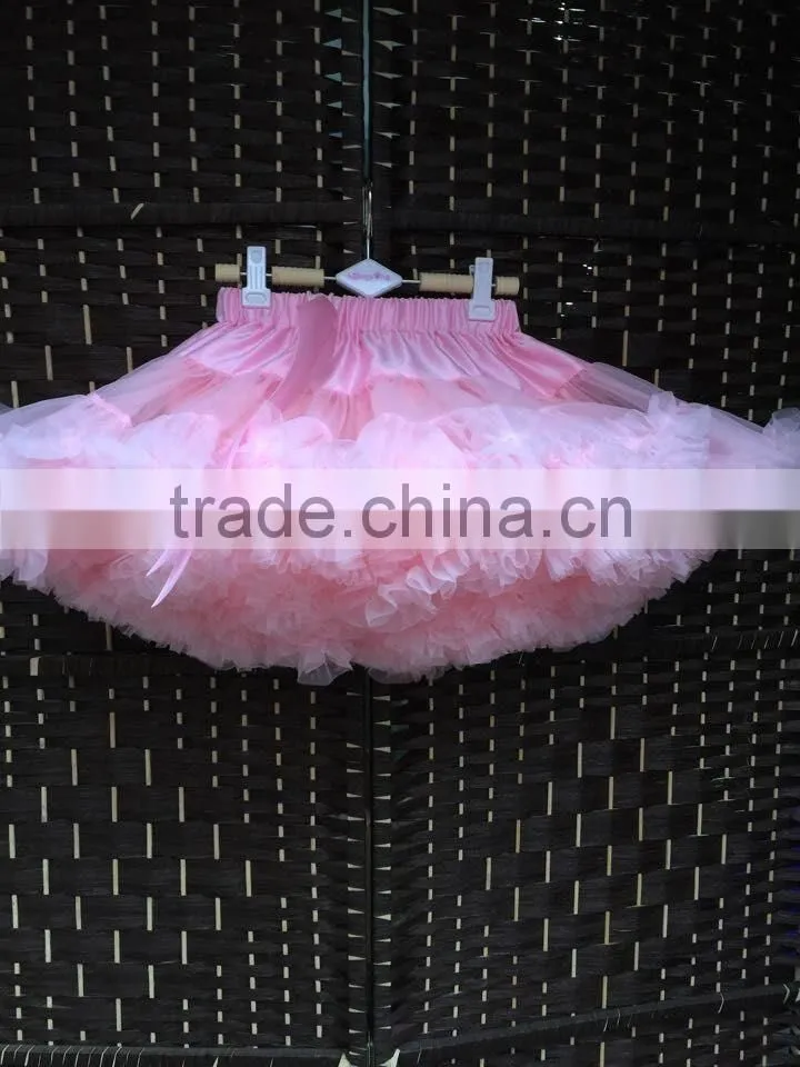 Baby Girls Fluffy Chiffon pettiskirt tutu Girls princess skirt Party costume dance wear 20 colors 0-10 Yrs