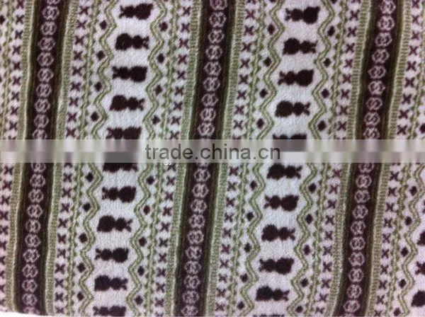 New arrived 2013 middle east pattern ,double-side ,surper soft ,printed flannel velvet fabric
