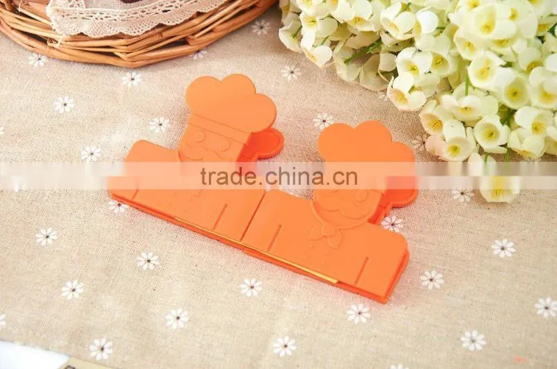 Plastic Food bag clips for kitchen using, New Arrival kitchen bag clips