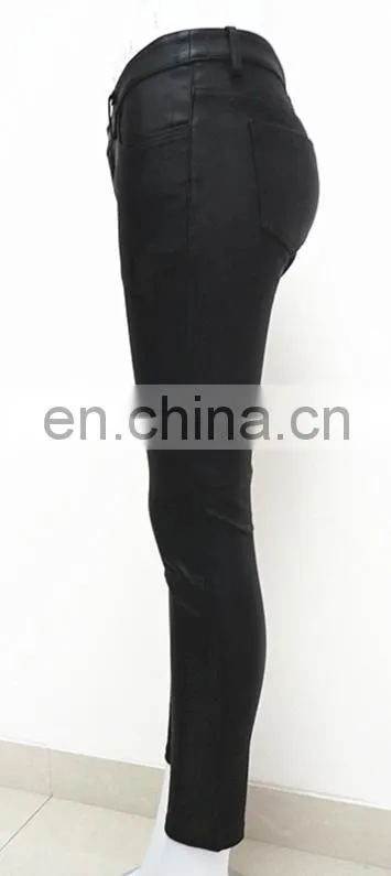 wholesale sexy stretch leggings stretch lamb leather pants stretch pants for women