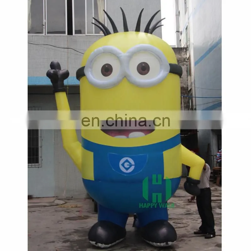 Hot Sale eye catching yellow duck inflatable advertising animal figures inflatable cartoon characters