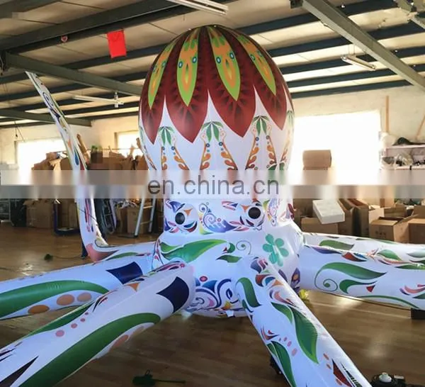 New christmas wedding party LED light decoration inflatable jellyfish for sale