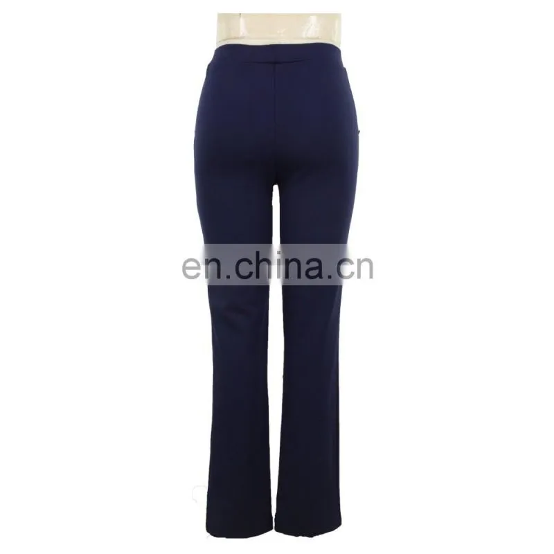 Heavy Weight Knitted Old women Pant Trousers Guangzhou Factory