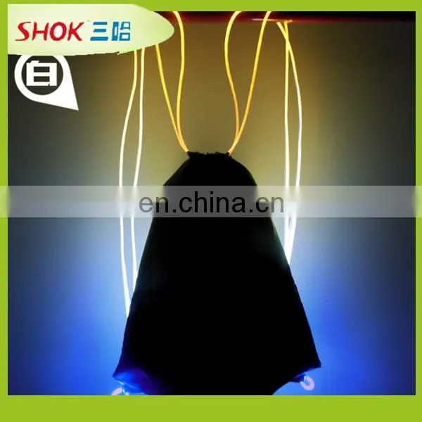 Outdoor activities Identify LED light backpack at night made in China