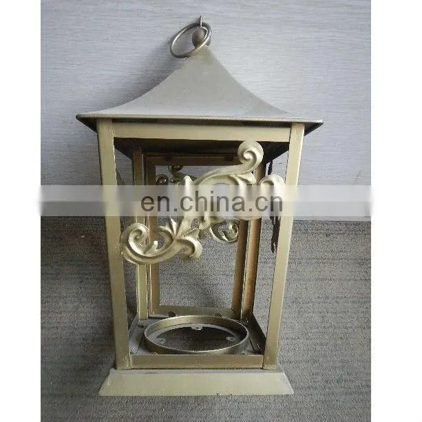 Metal candle lantern, iron candle lantern
