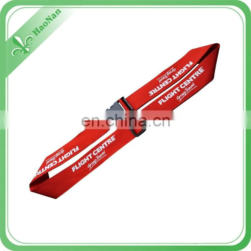Hot sale polyester material neck strap, polyester lanyard luggage strap