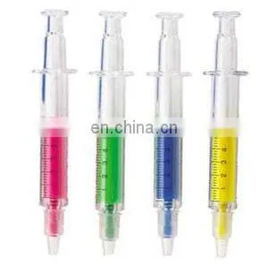 hot sale nurse lanyard pen in syringe shape ballpoint ball pen
