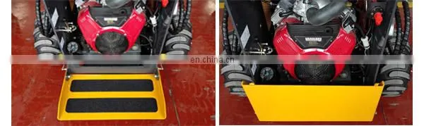 CE Approved petrol engine HY380 track skid steer small loader price
