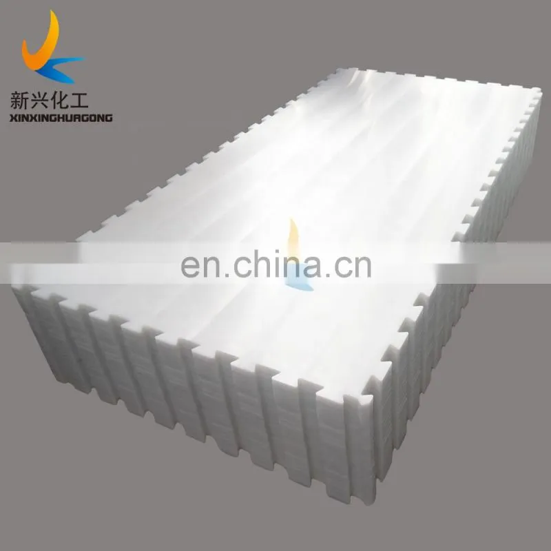 self-lubricating virgin high density polyethylene HDPE synthetic ice hockey shooting rink skating sheet / fence / barrier