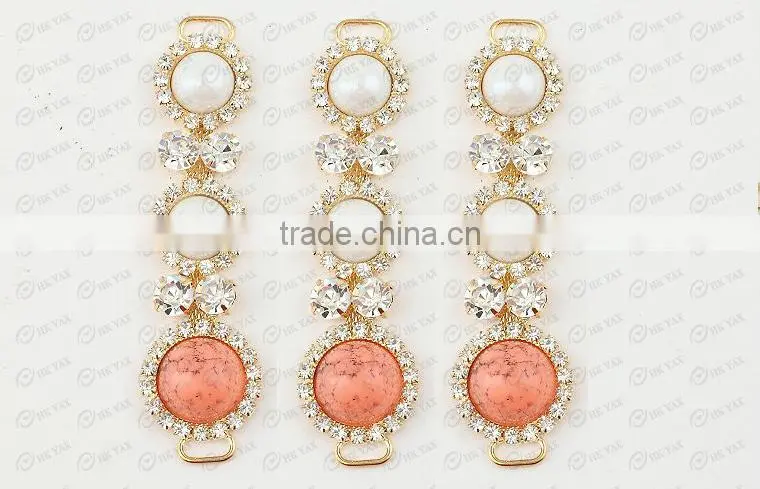 W0409 hotfix rhinestone mental trim,heat transfer mental trim,iron on mental trim